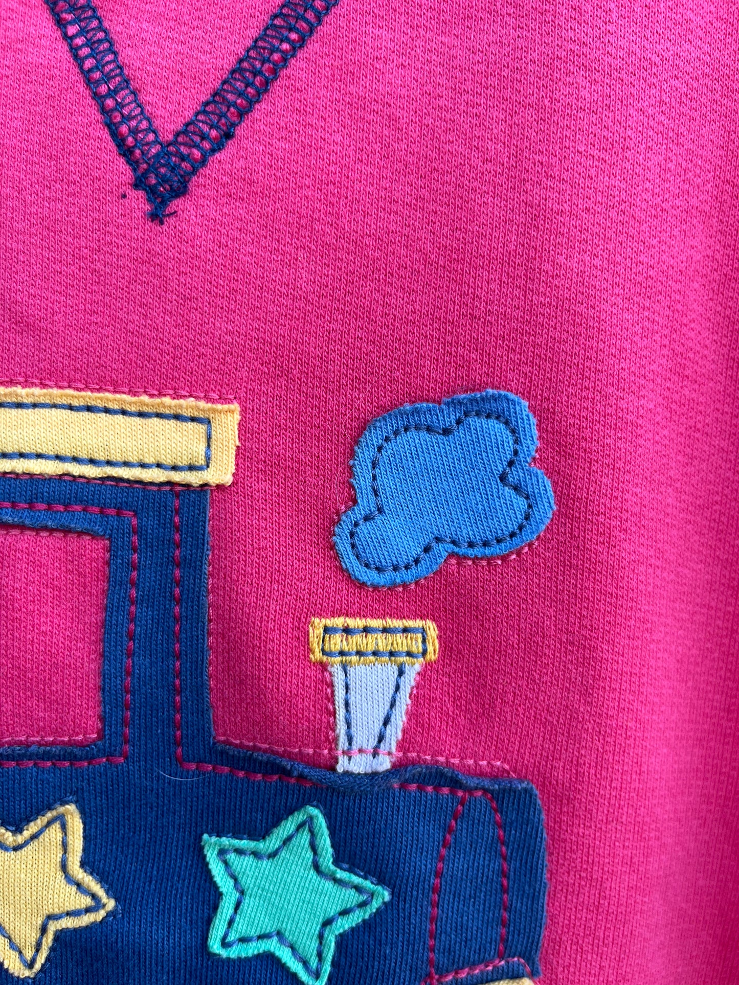 Train pink sweatshirt  3-4y (98-104cm)