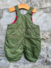 Load image into Gallery viewer, 90s khaki dungarees 3-6m (62-68cm)
