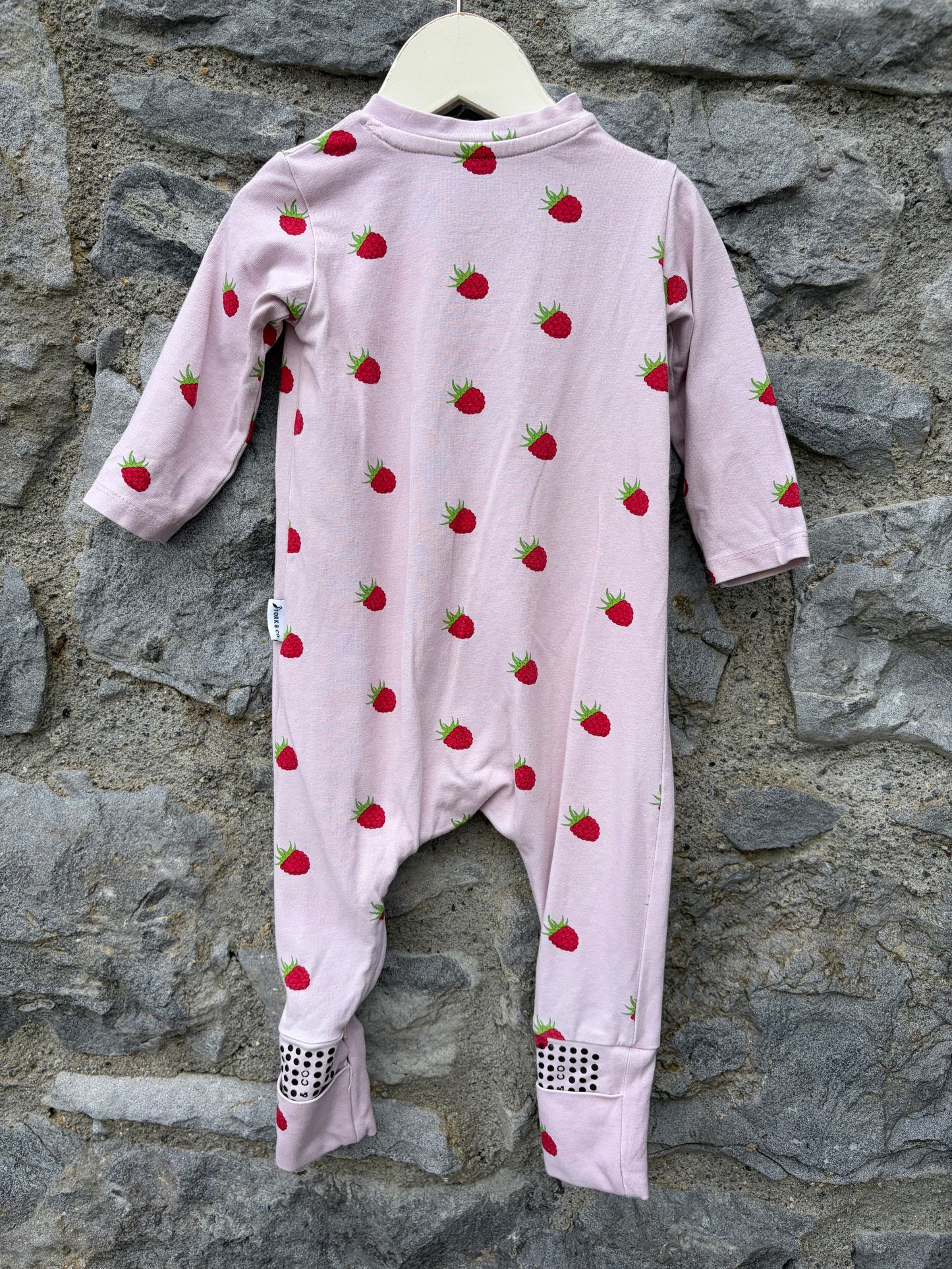 Raspberry pink onesie 3-6m (62-68cm)