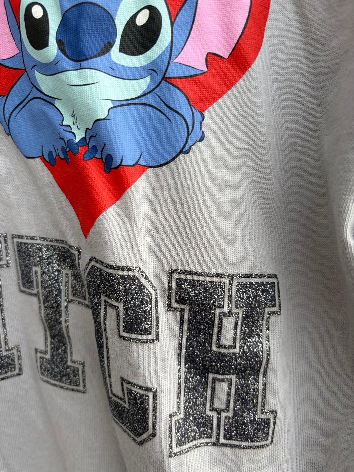 Stitch grey t-shirt 6y (116cm)