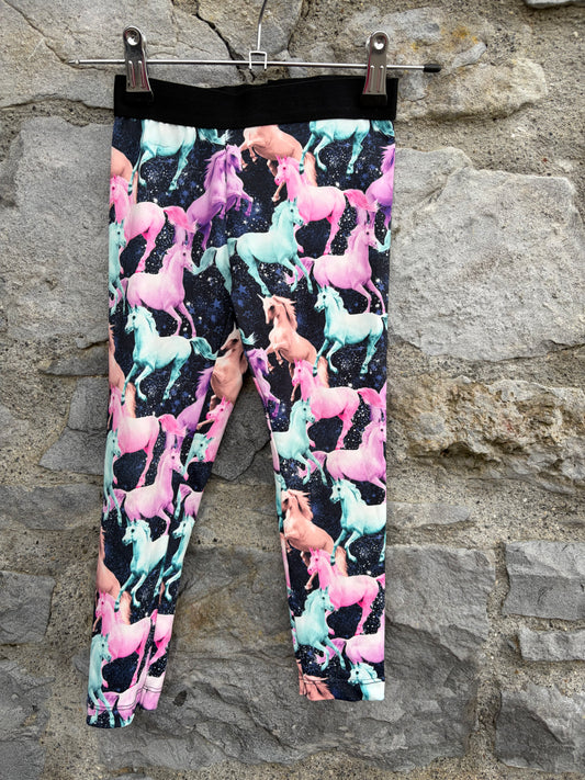 Unicorns leggings  3-4y (98-104cm)