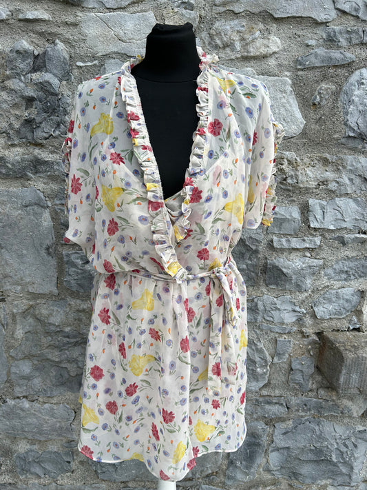 Floral nightdress&gown uk 8-10