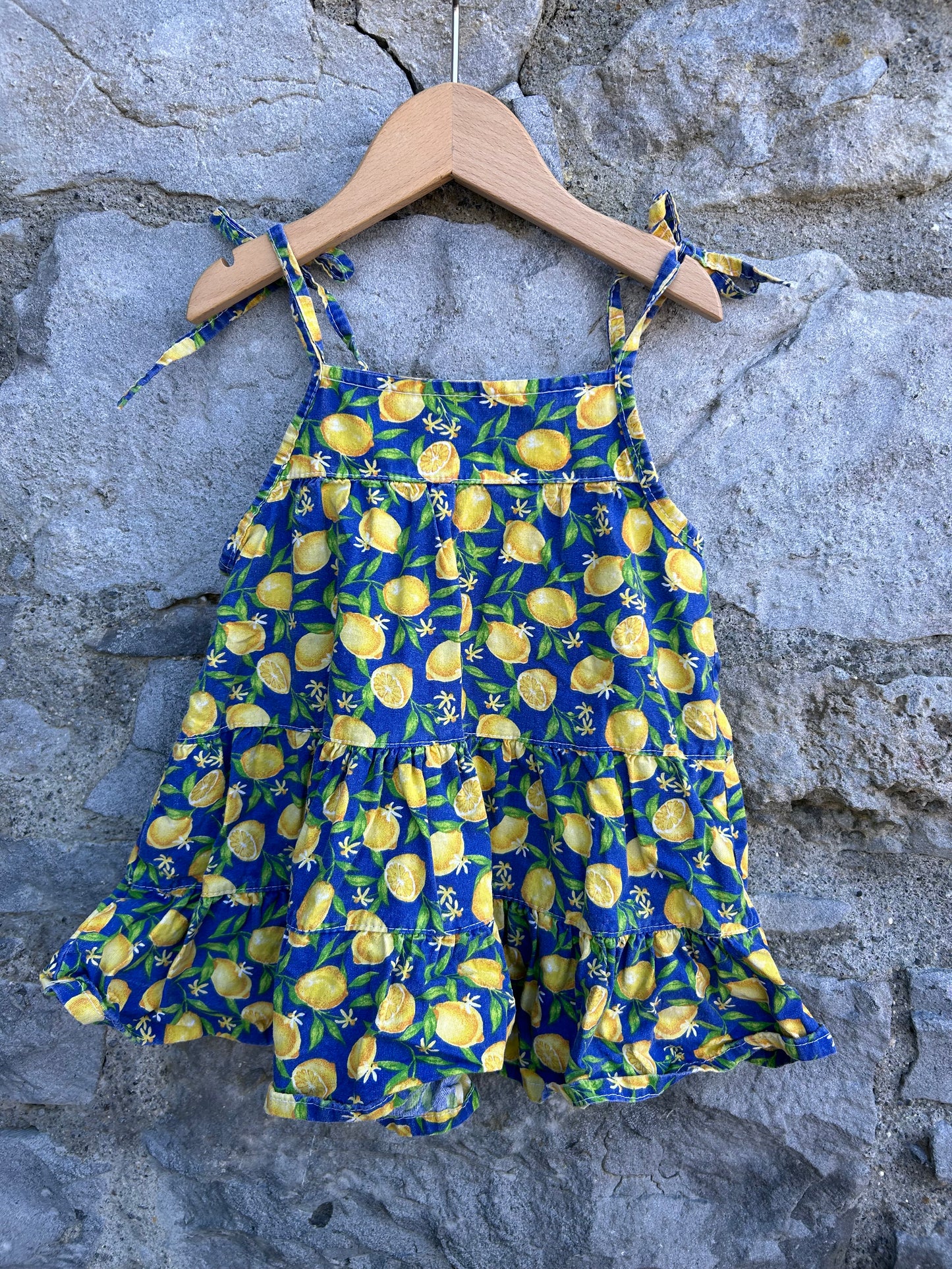 Lemon summer dress  9-12m (74-80cm)