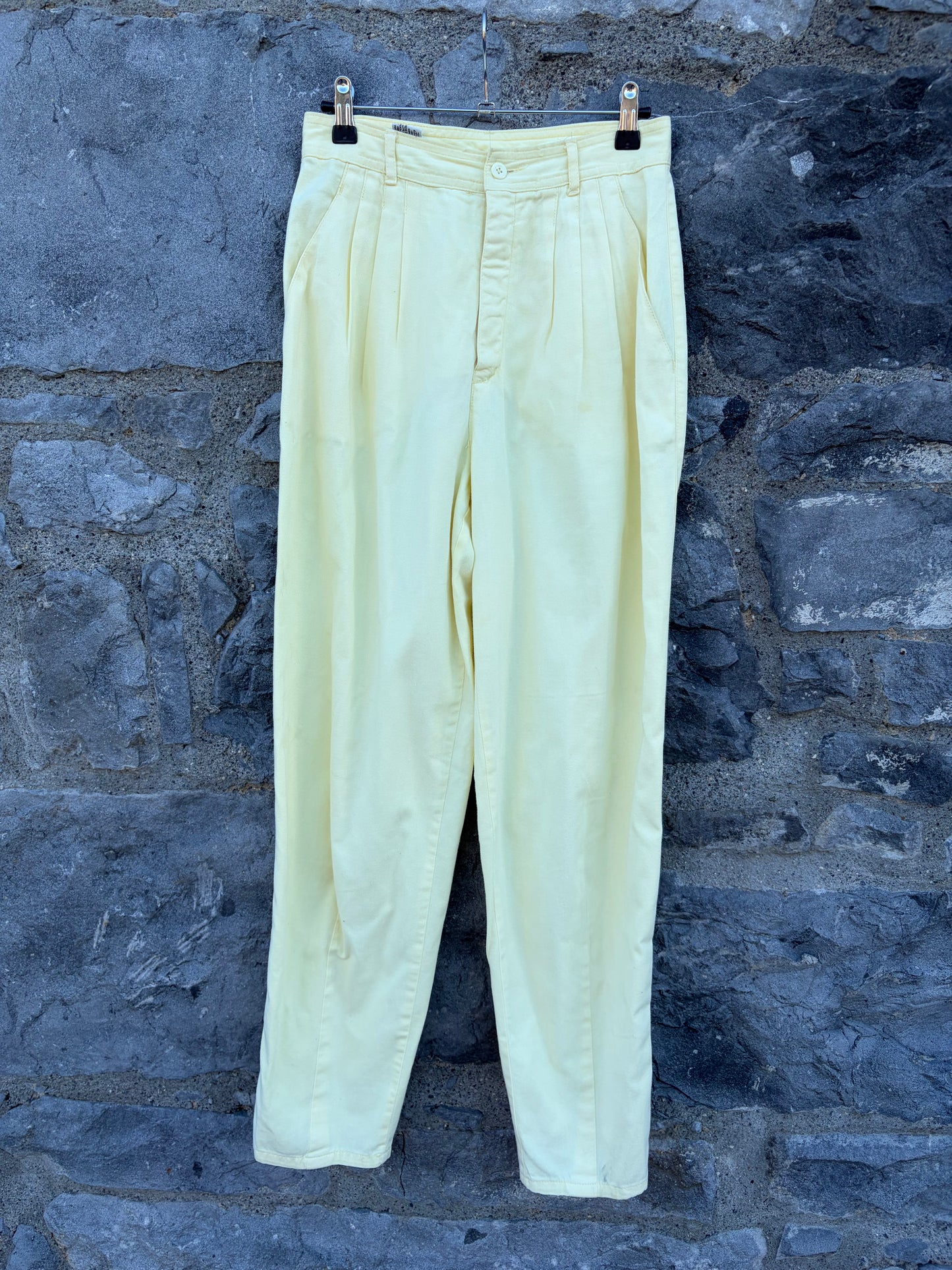 80s yellow pants uk 8