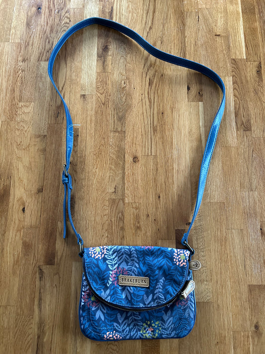 Crossbody Zipper Fold Over Multicolor Floral bag