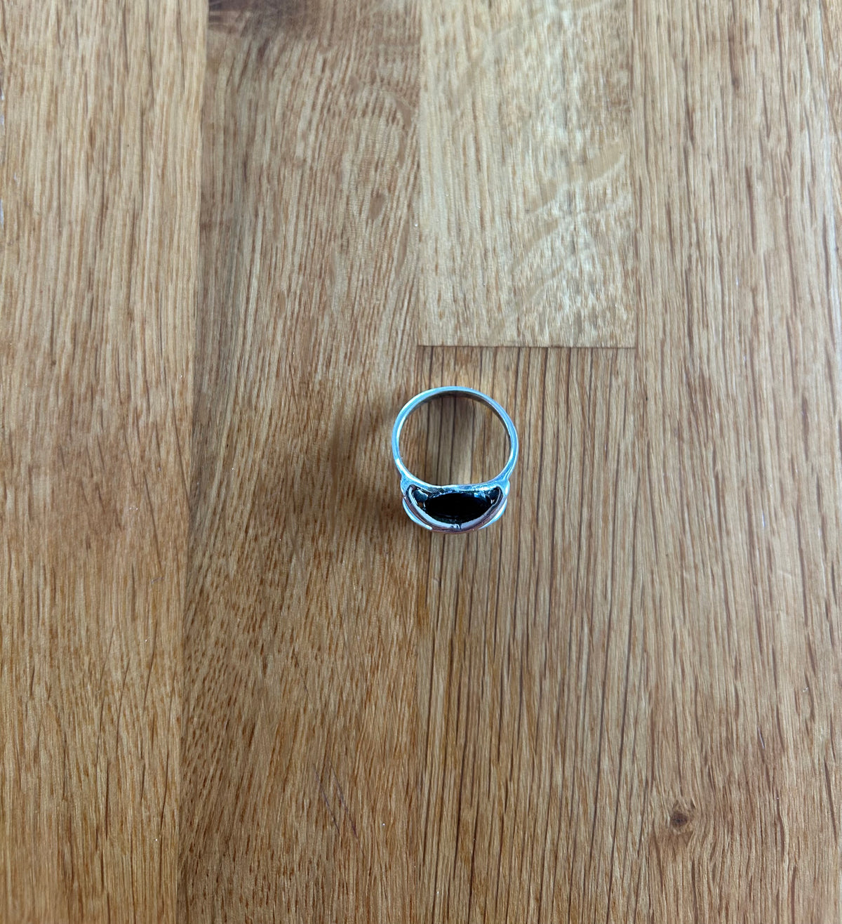 Black&silver ring