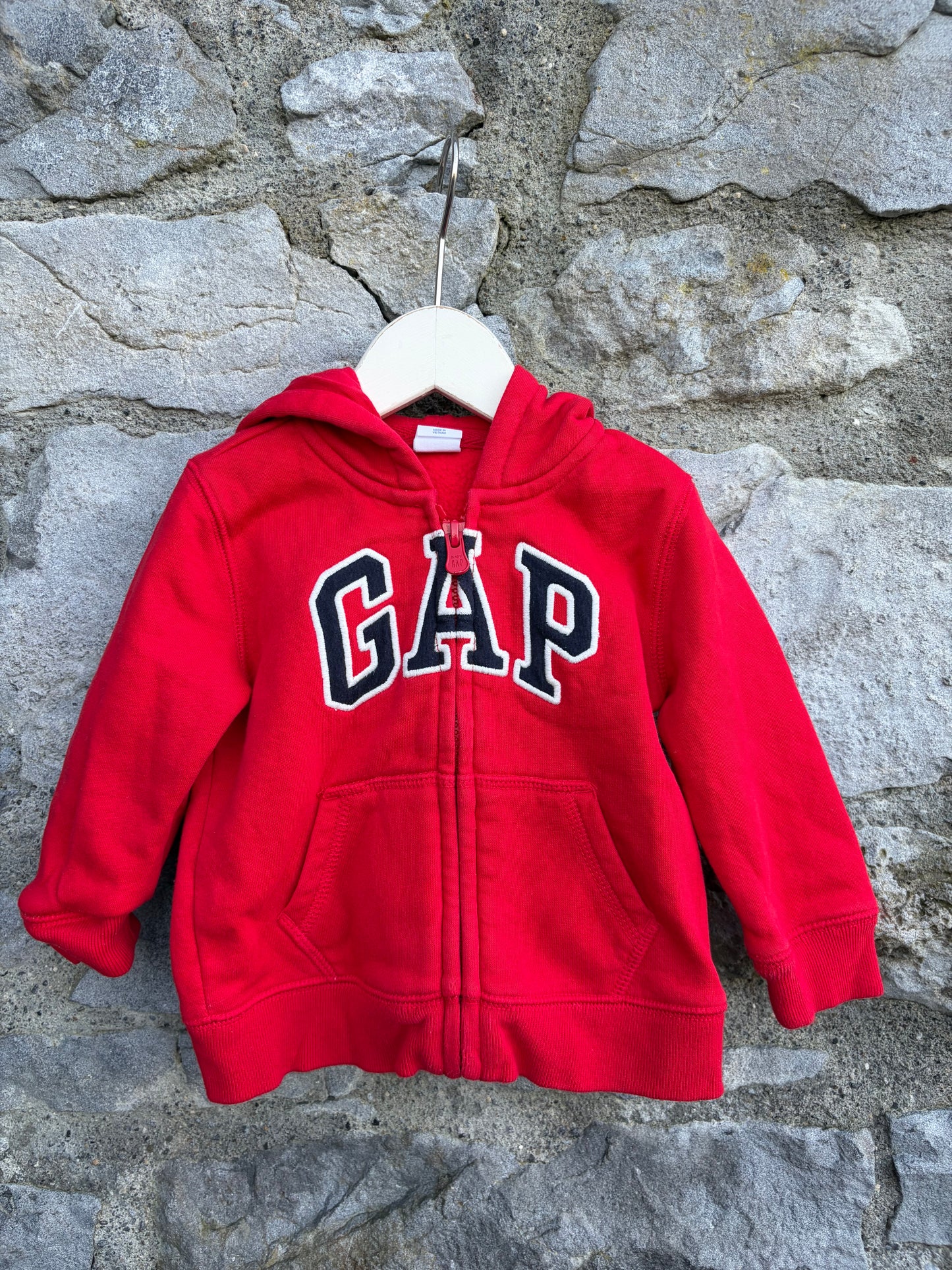 Red logo hoodie 12m (80cm)