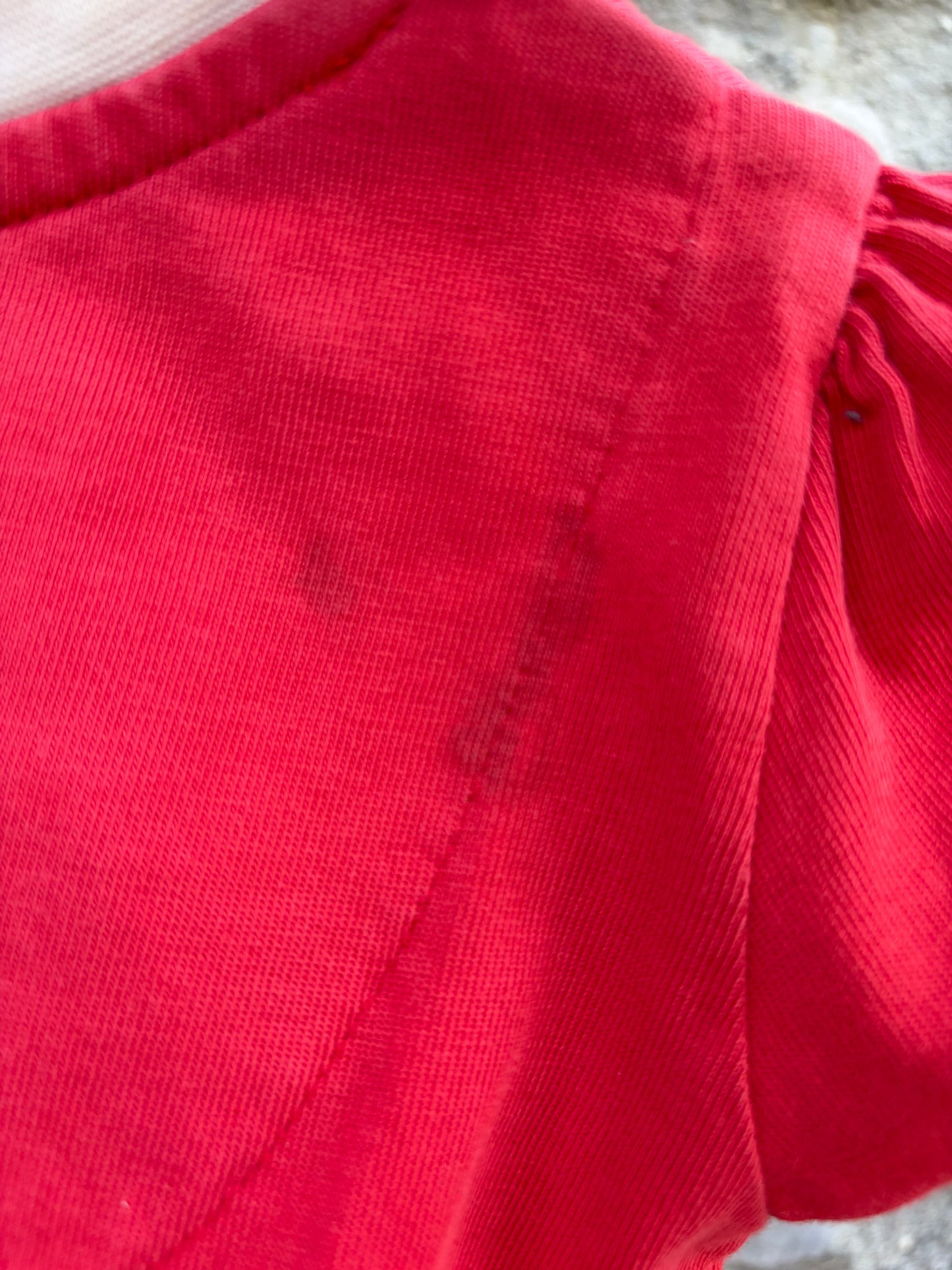 Tree red dress  4y (104cm)