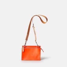 Load image into Gallery viewer, Lockie Boundary Leather Crossbody Lock Bag in Apricot Ally Capellino
