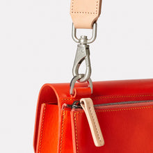 Load image into Gallery viewer, Lockie Boundary Leather Crossbody Lock Bag in Apricot Ally Capellino
