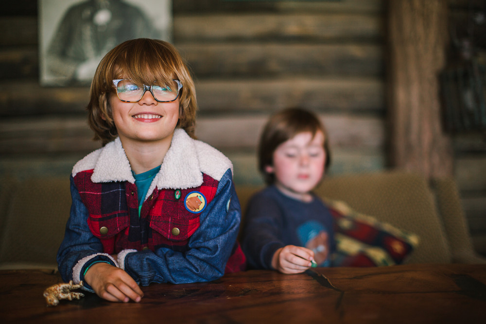 NEWFOUNDLAND Lumberjack Jacket/Dark Denim  5-6y (110-116cm)