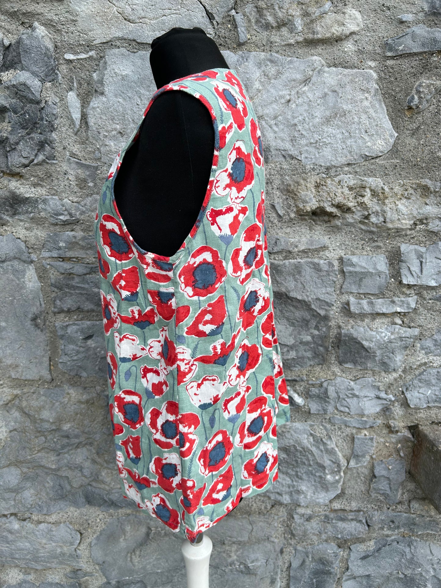 Poppies green top uk 12