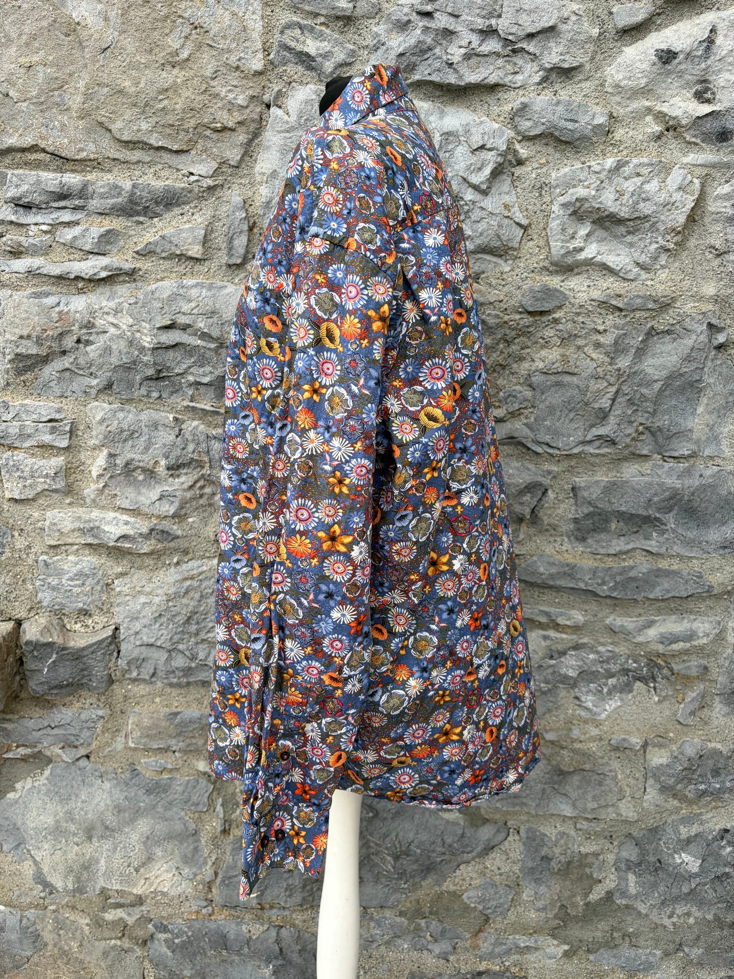 Autumn flowers steel shirt XL