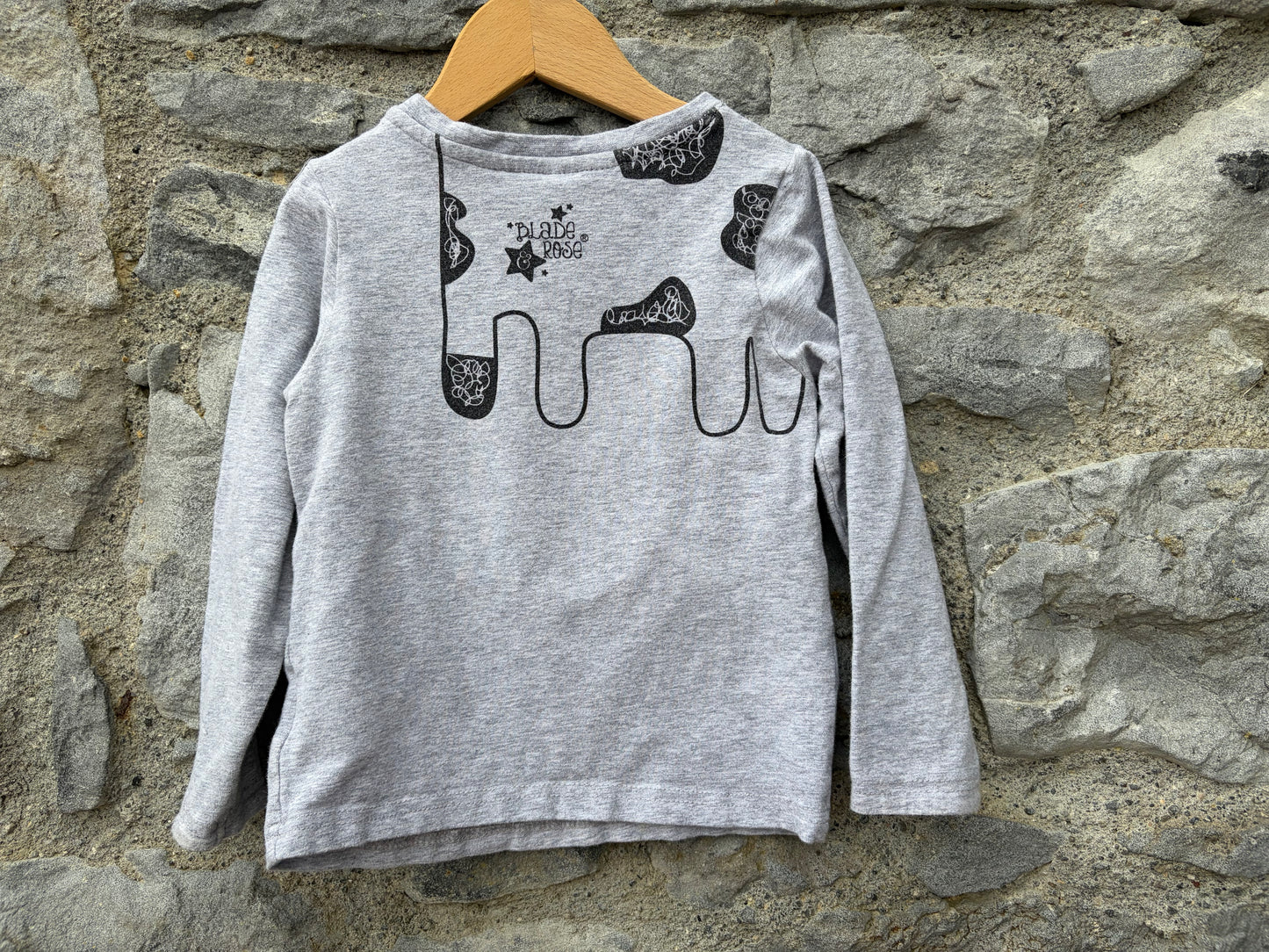Dog grey top 12-18m (80-86cm)