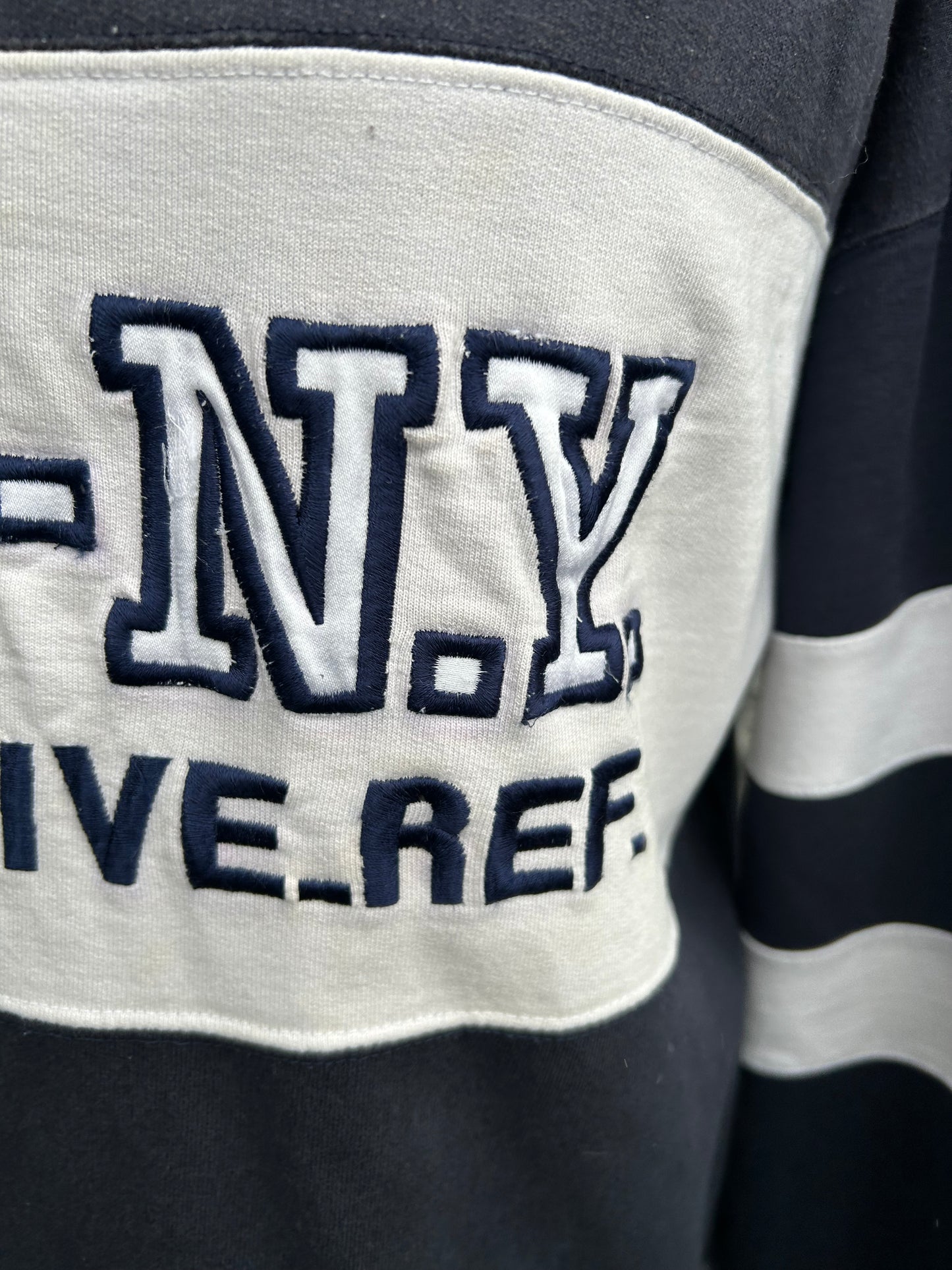 90s Black&white sweatshirt Large