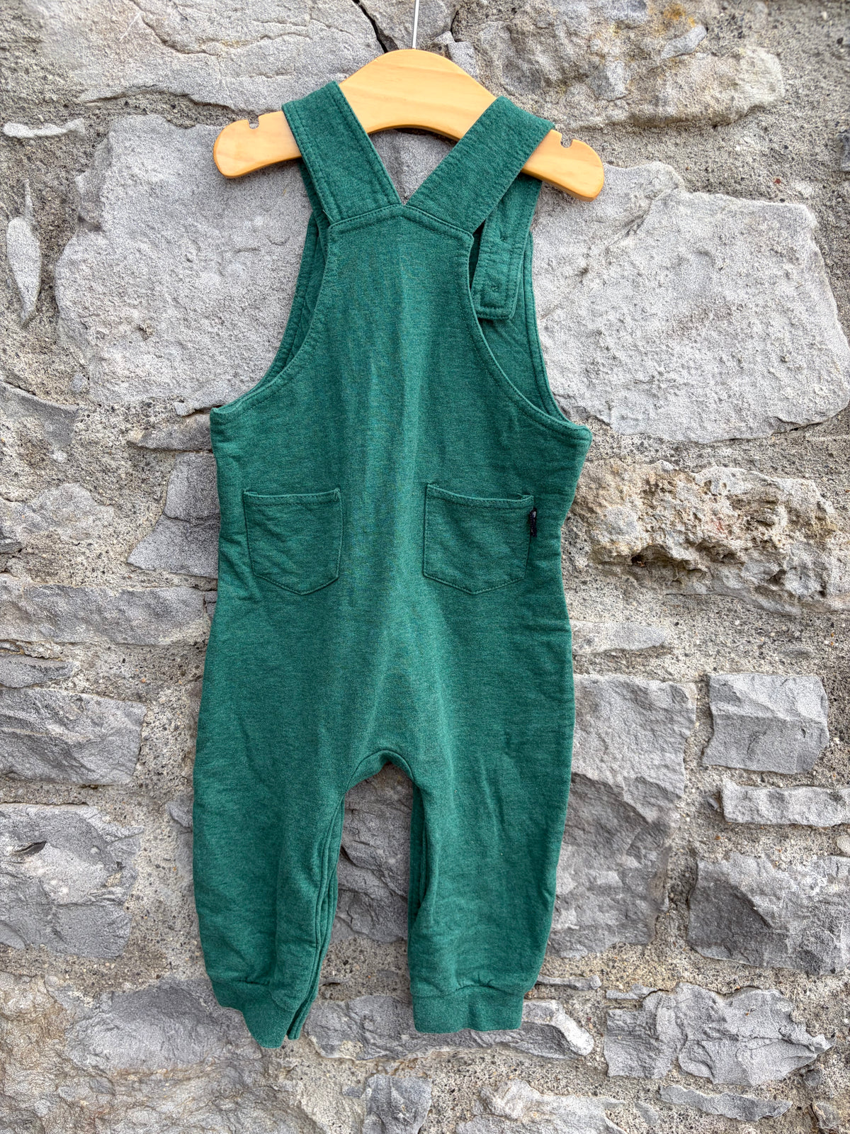 Tractor green dungarees  12-18m (80-86cm)