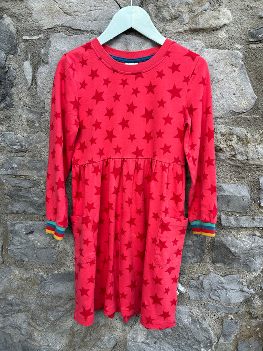 Pink stars dress 8-9y (128-134cm)