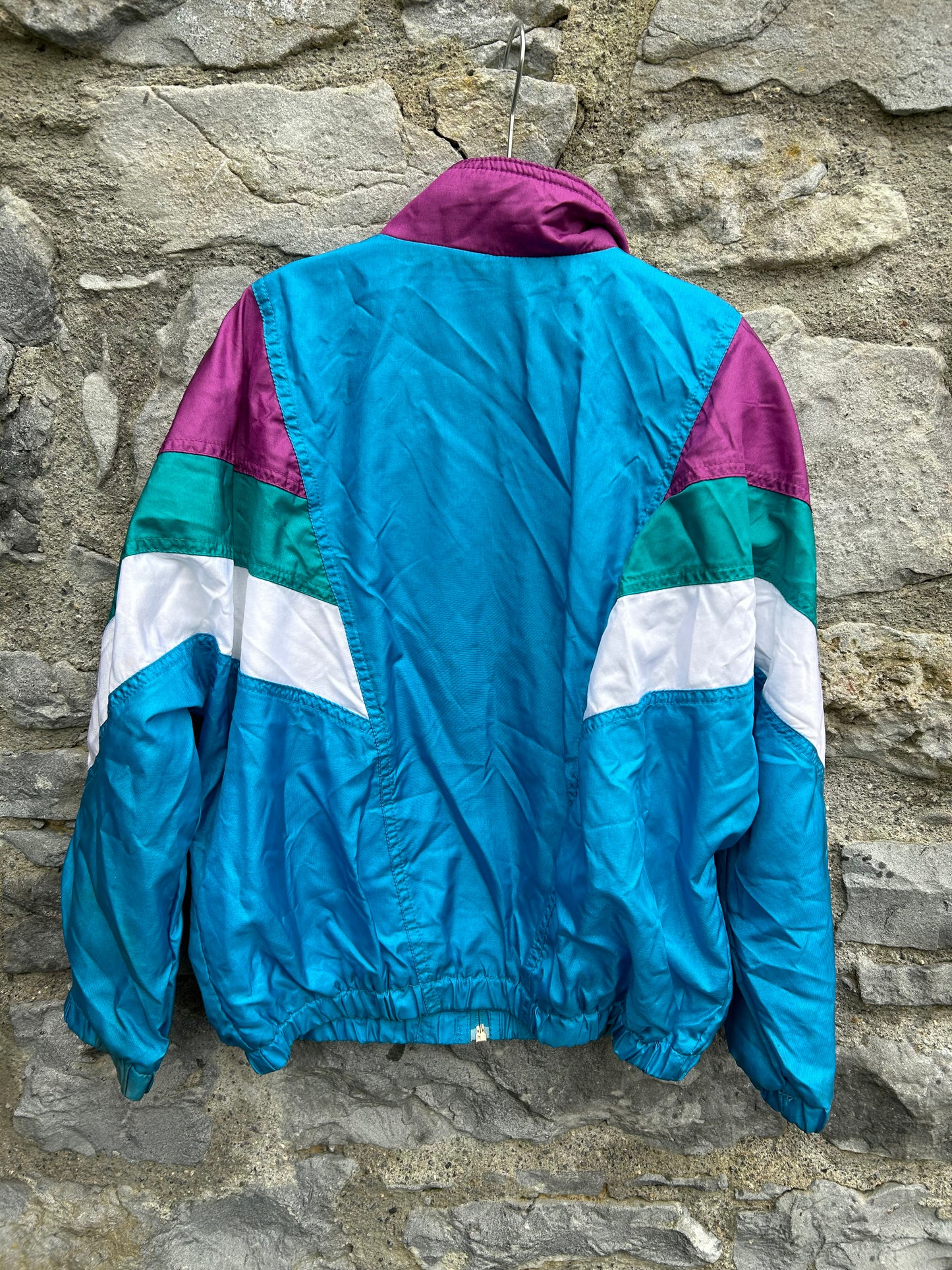 80s blue shell jacket  7-8y (122-128cm)