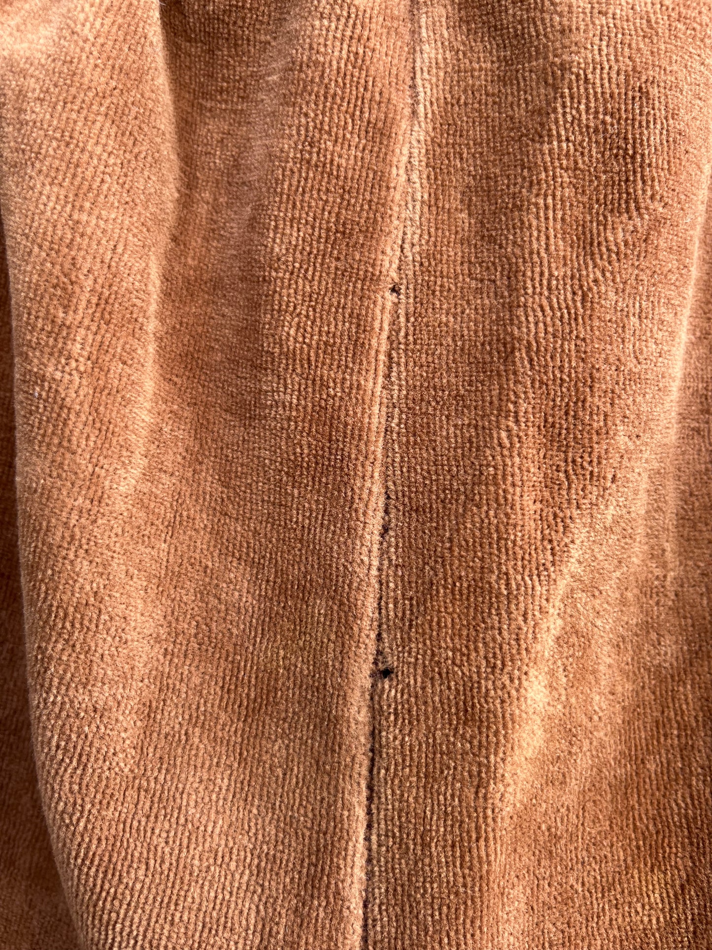 Brown velour pants   7y (122cm)