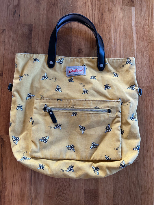 Reversible yellow&blue bag