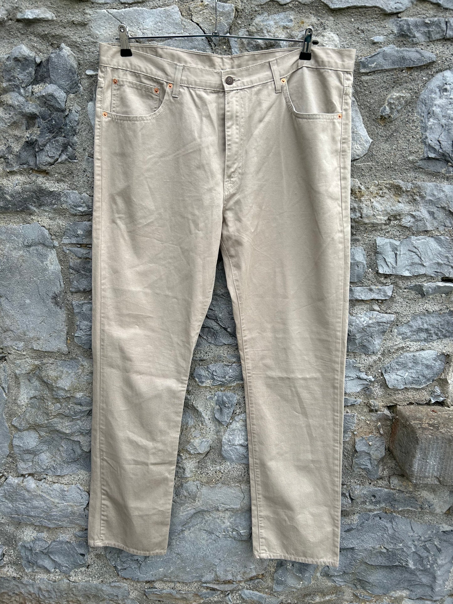 Beige jeans W40"x L34"