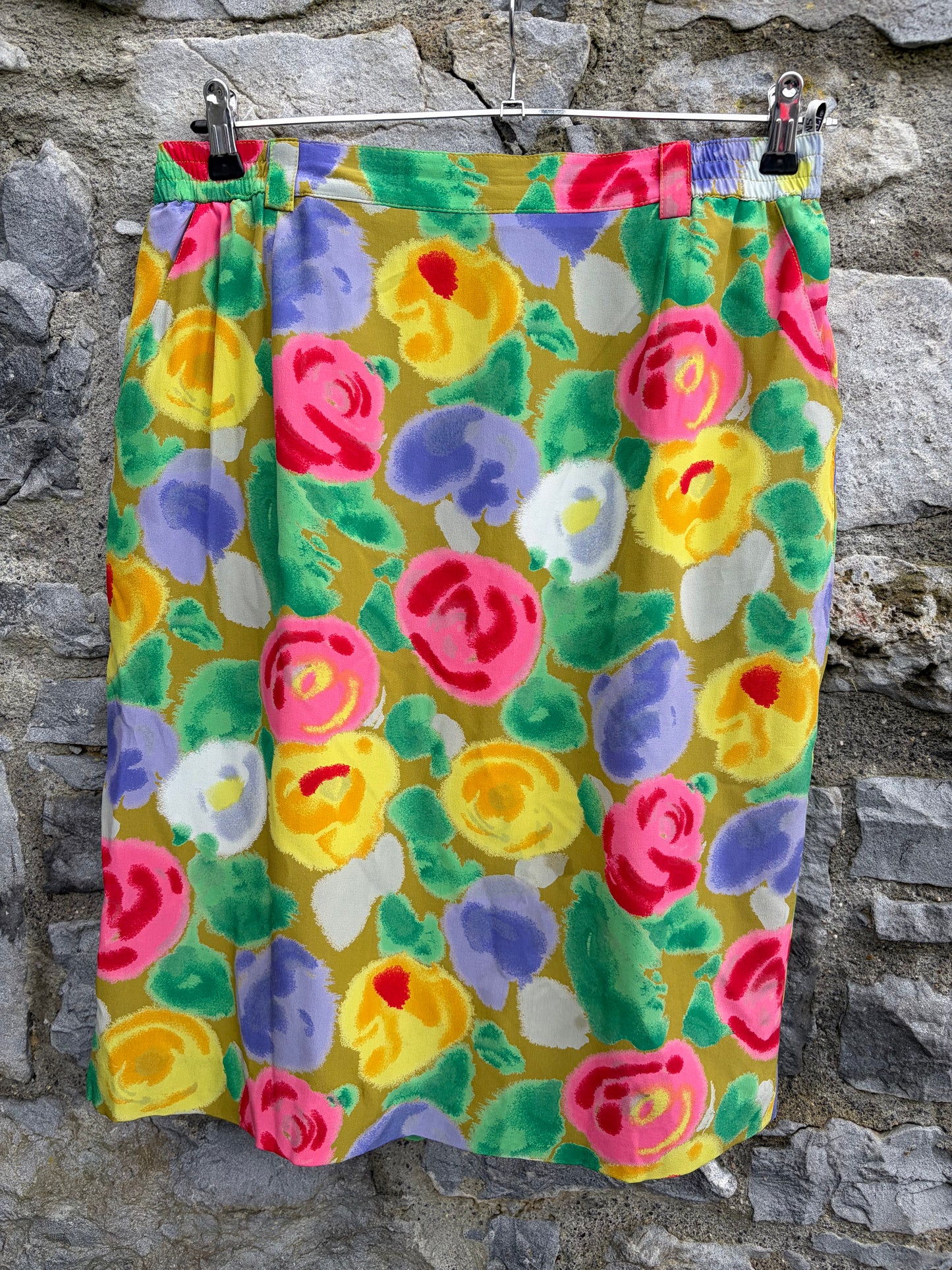 80s colourful skirt uk 14-16