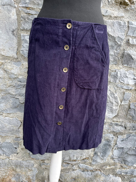 Navy cord skirt uk 10