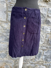 Load image into Gallery viewer, Navy cord skirt uk 10
