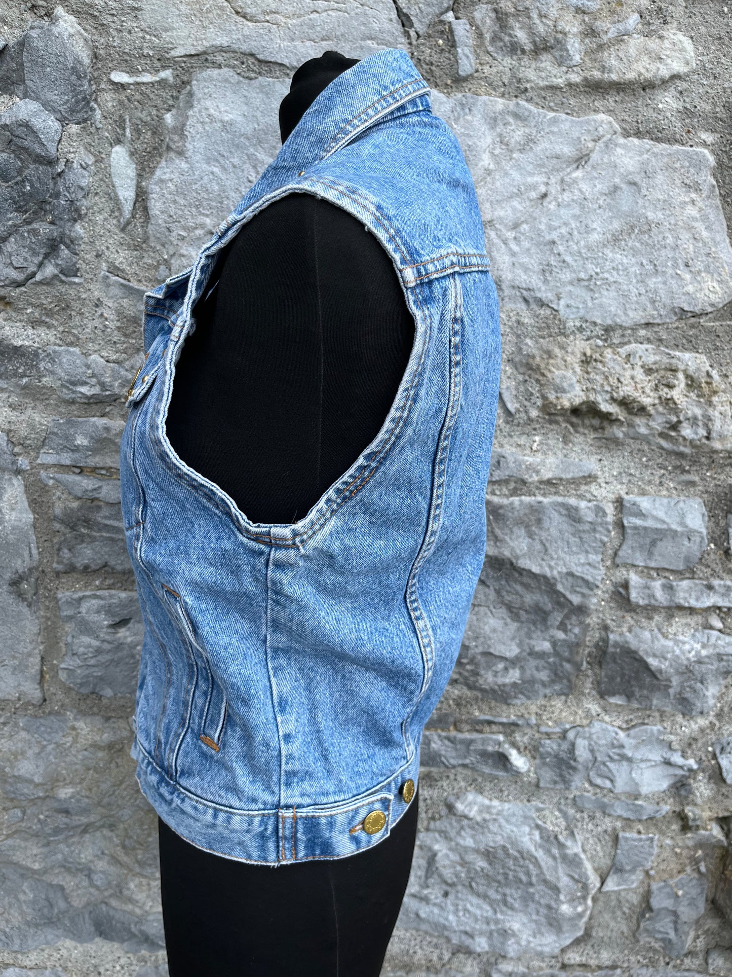 90s denim gilet uk 6-8