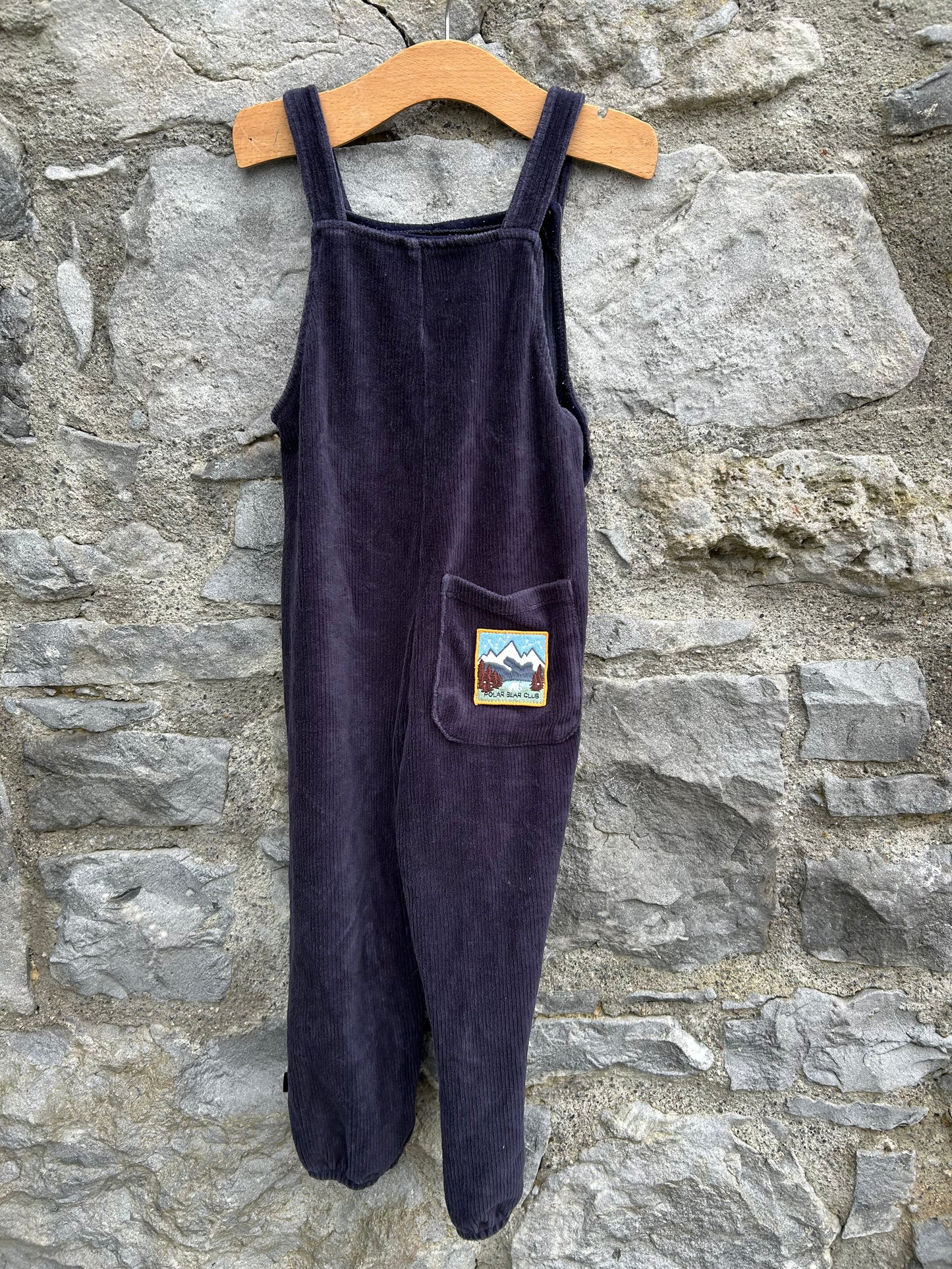 Navy dungarees 2-3y (92-98cm)