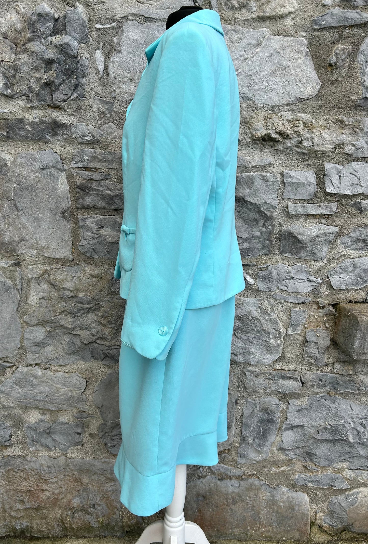 90s light blue suit uk 12