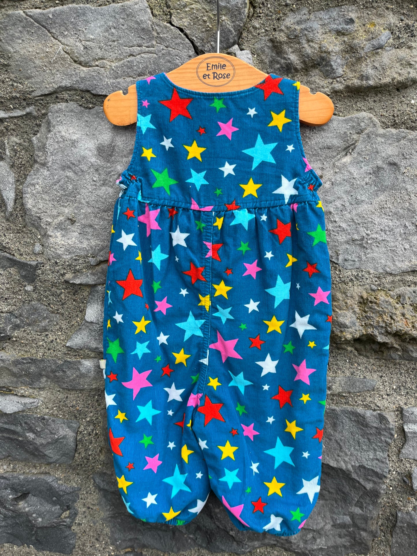 Stars cord dungarees   3-6m (62-68cm)