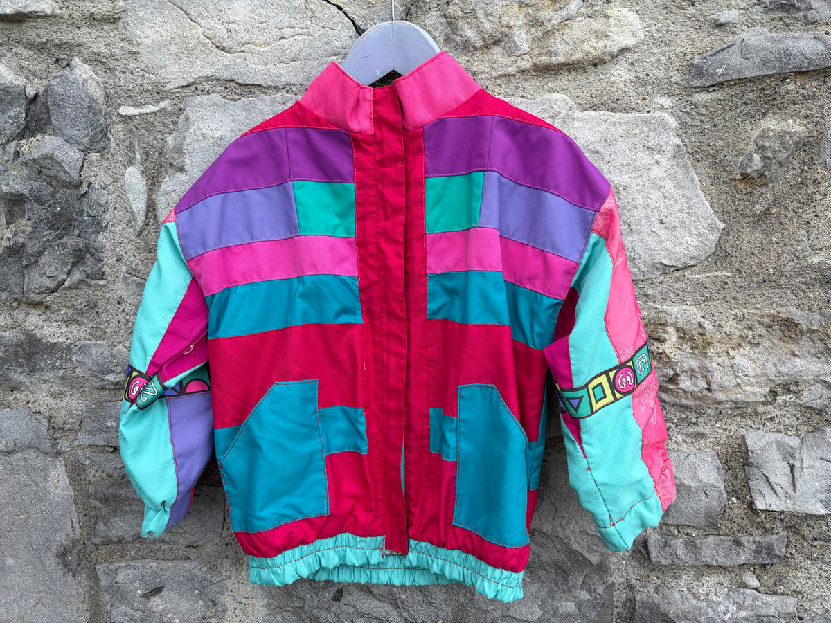 80s colourful jacket 5-6y (110-116cm)