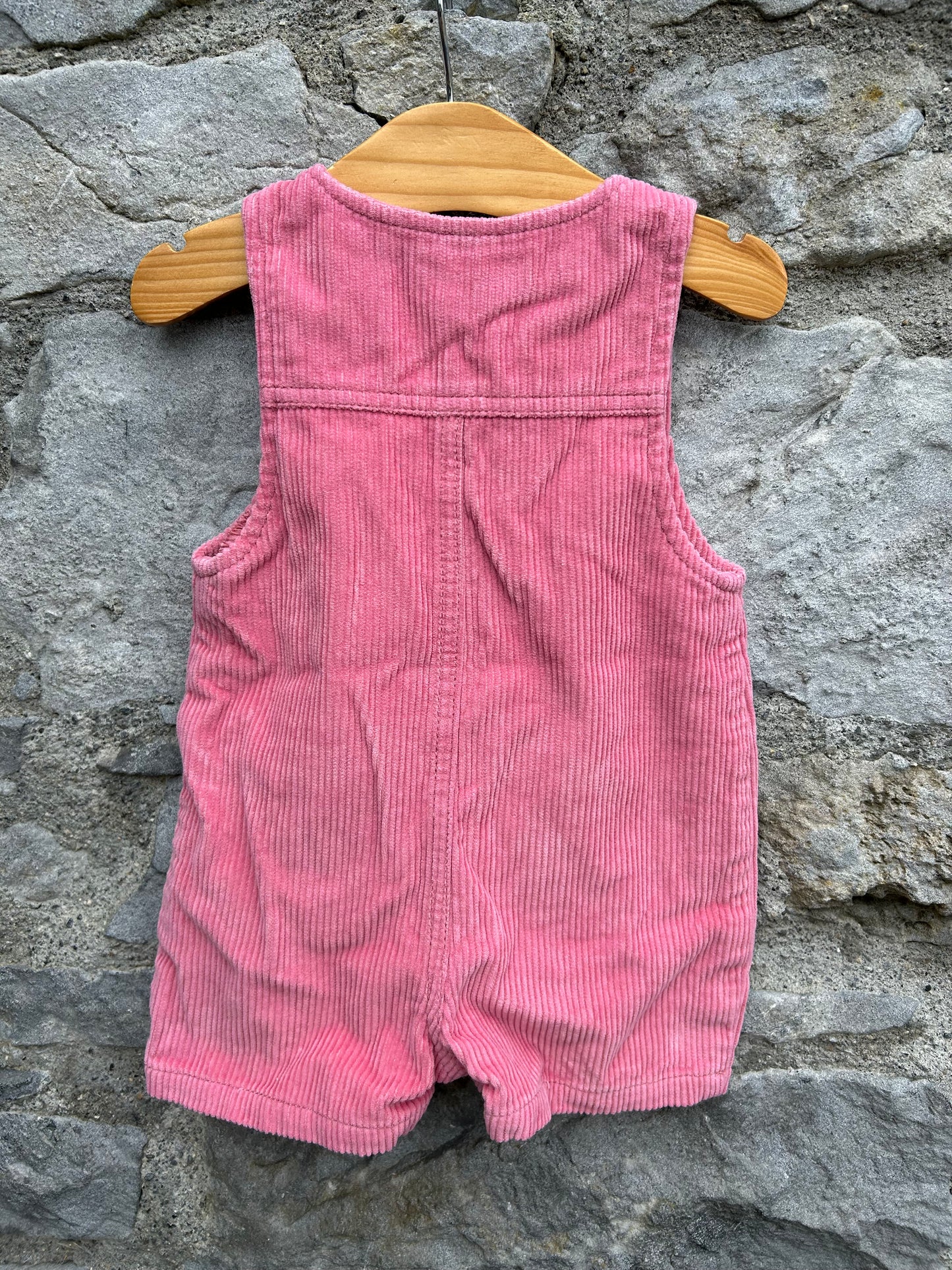 Pink cord dungarees 9-12m (74-80cm)