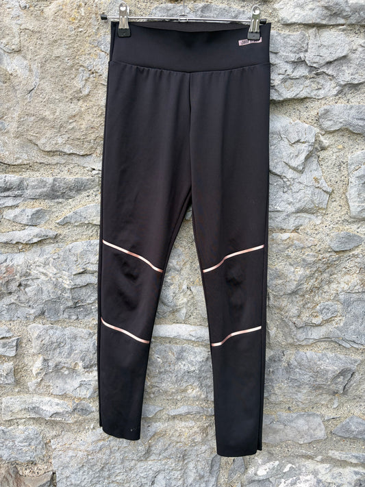 Black leggings  11-12y (146-152cm)