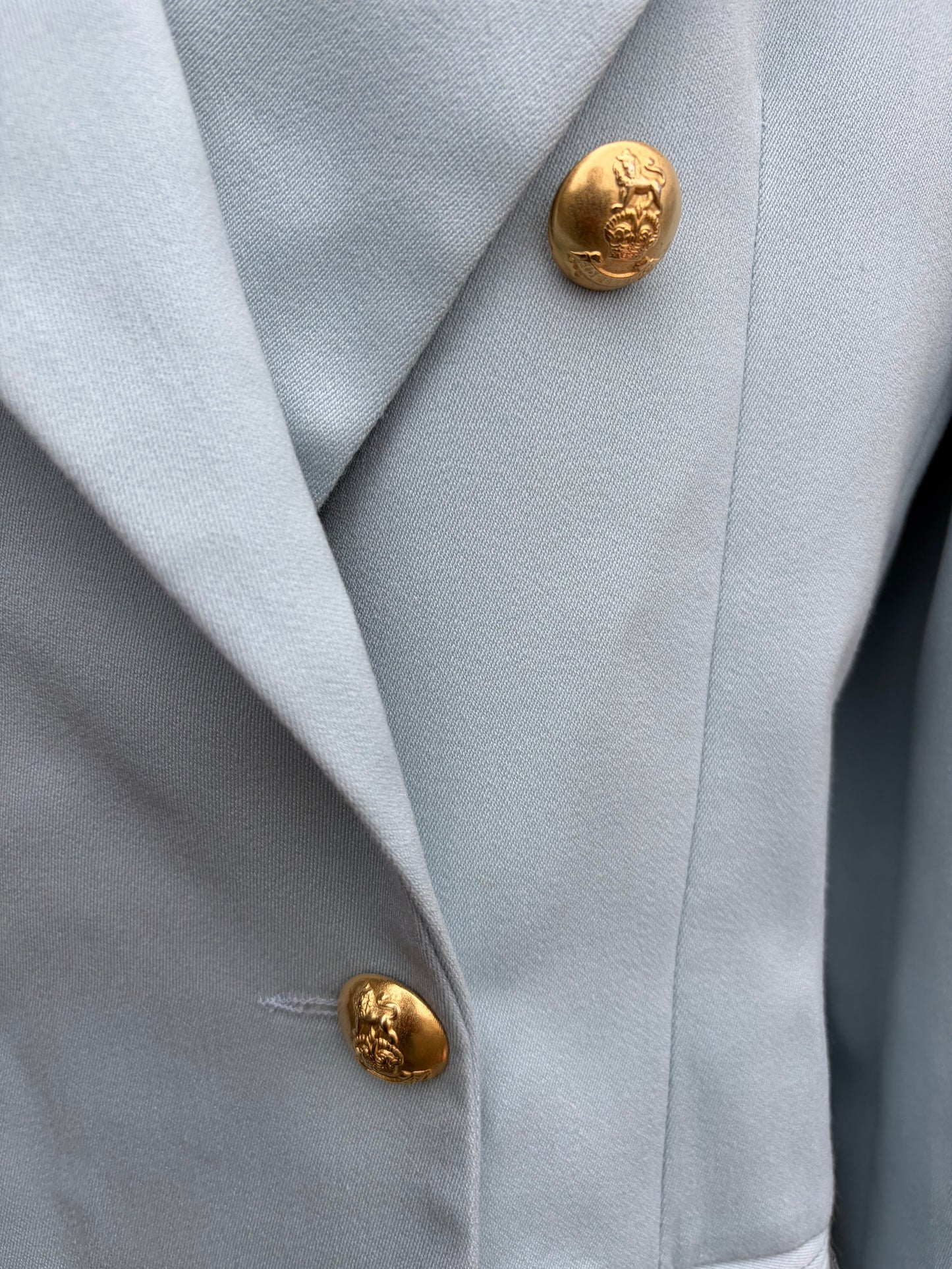 80s light blue jacket uk 10-12