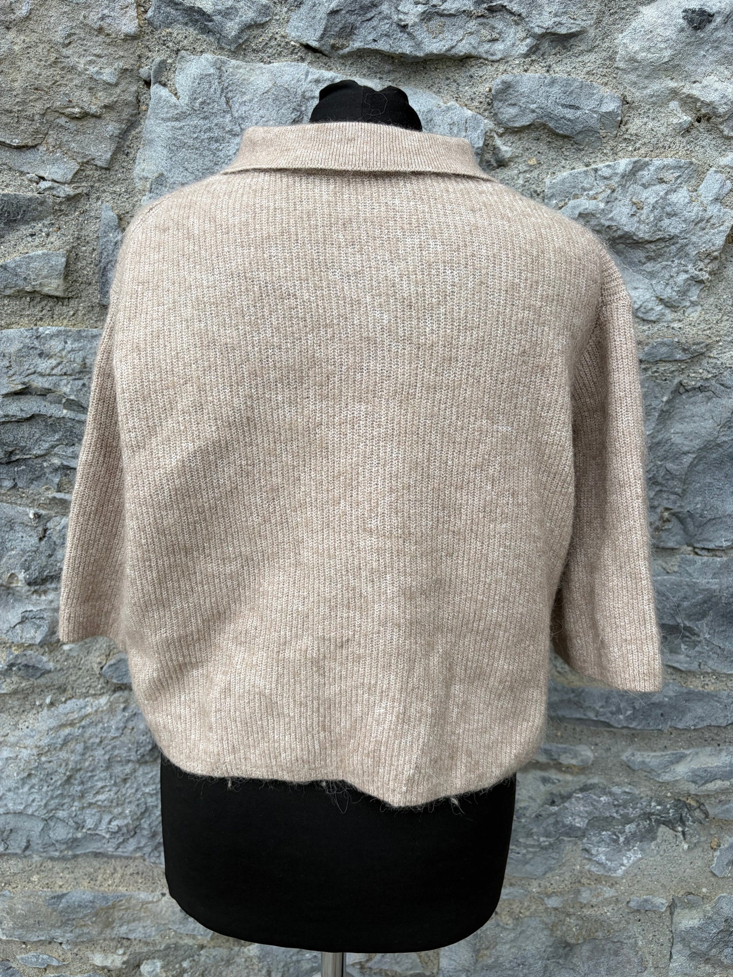 Beige cardigan uk 12-14