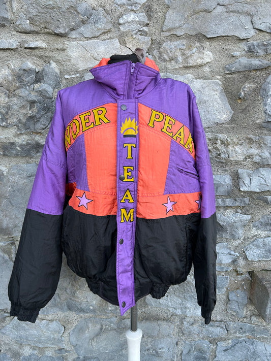 80s Peak purple&black jacket uk 16