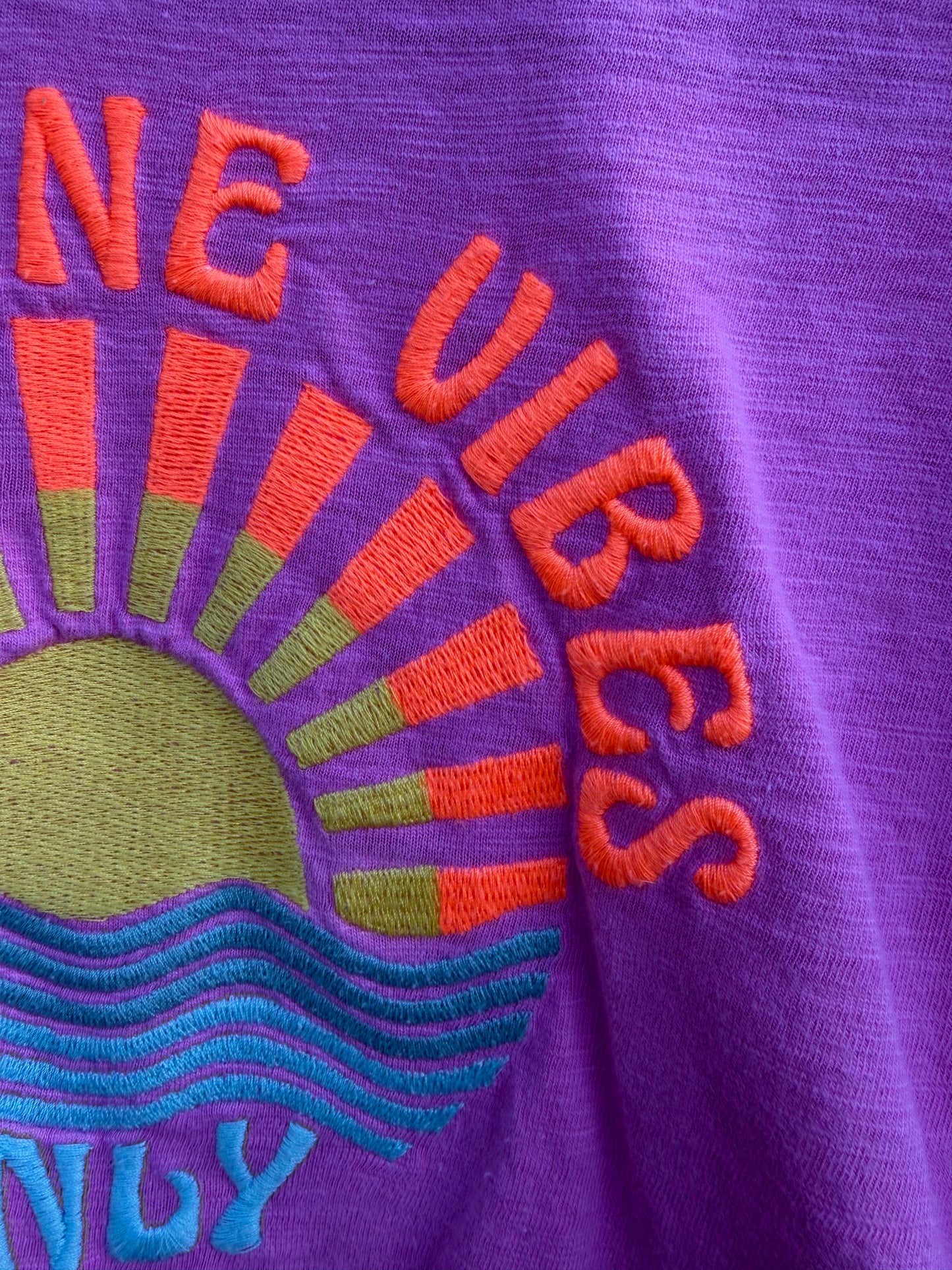 Sunshine vibes cropped T-shirt  6-7y (116-122cm)