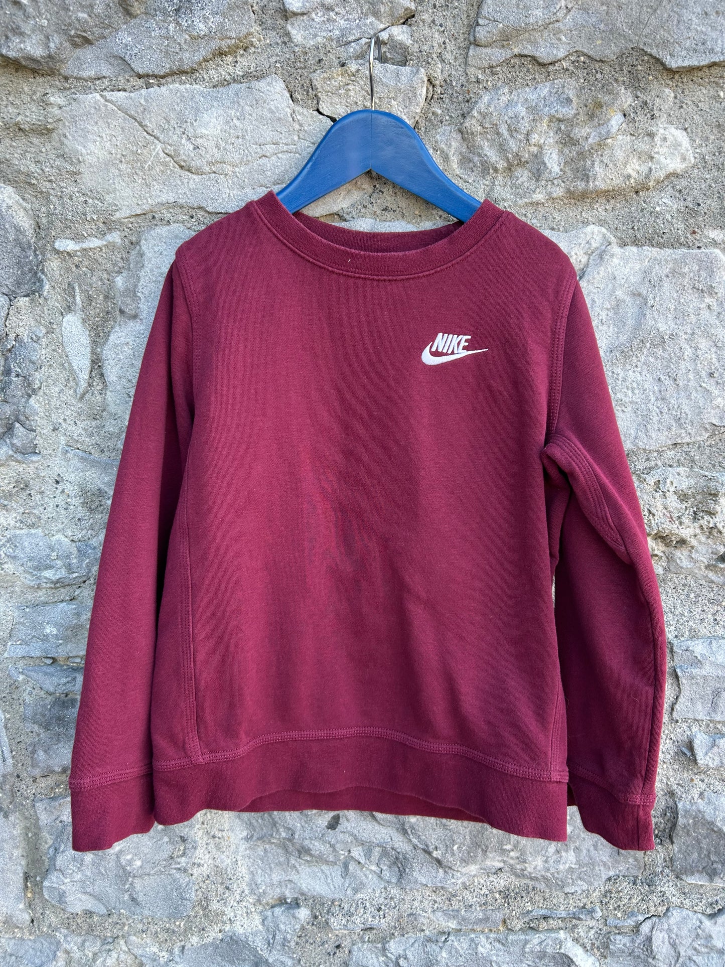Maroon sweatshirt  7-8y (122-128cm)