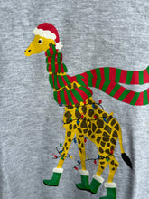 Load image into Gallery viewer, Christmas giraffe raglan top   7y (122cm)
