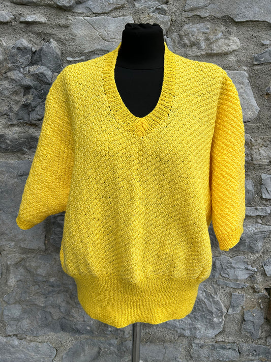 80s yellow jumper uk 12-14