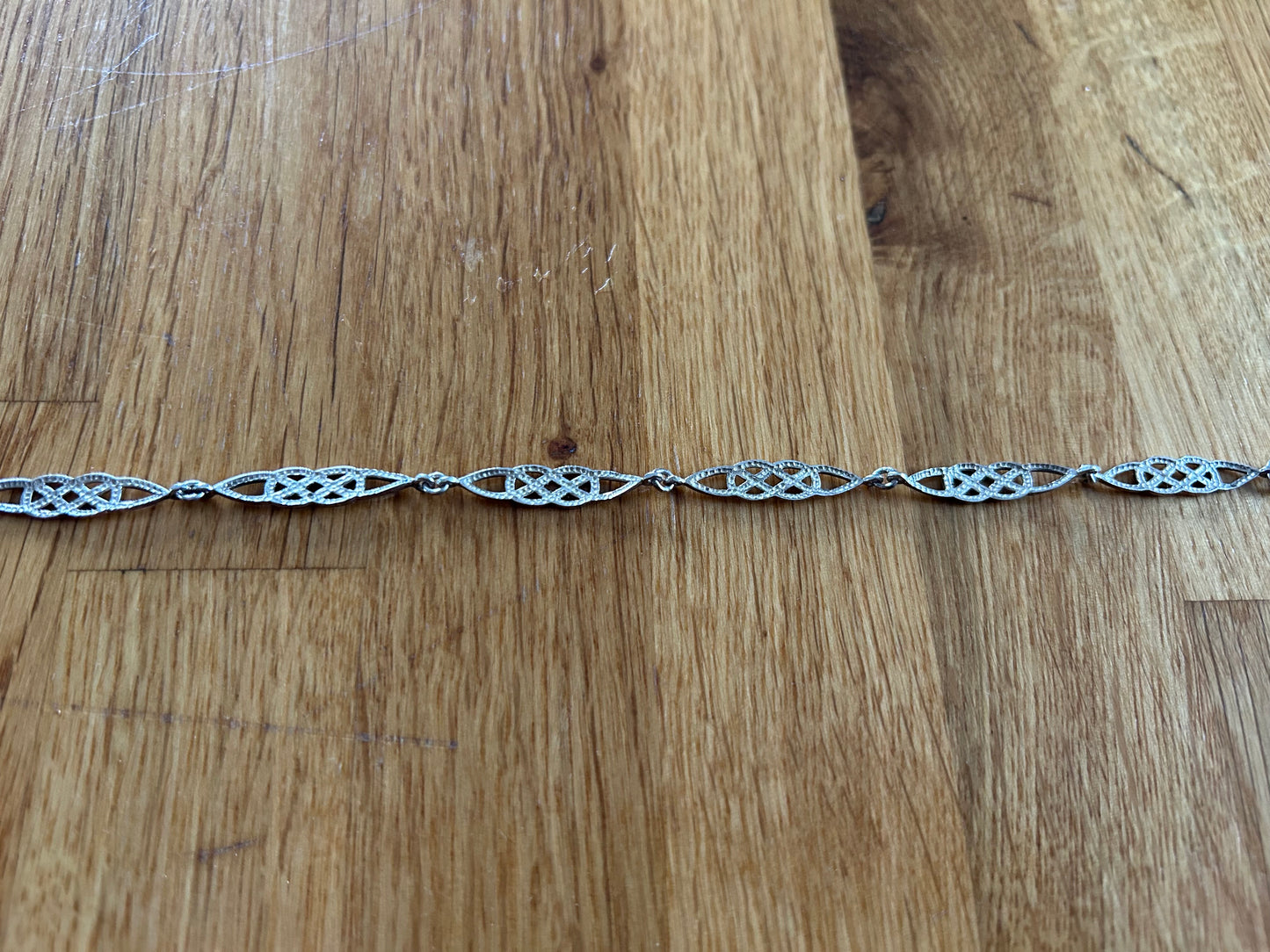 Celtic silver bracelet