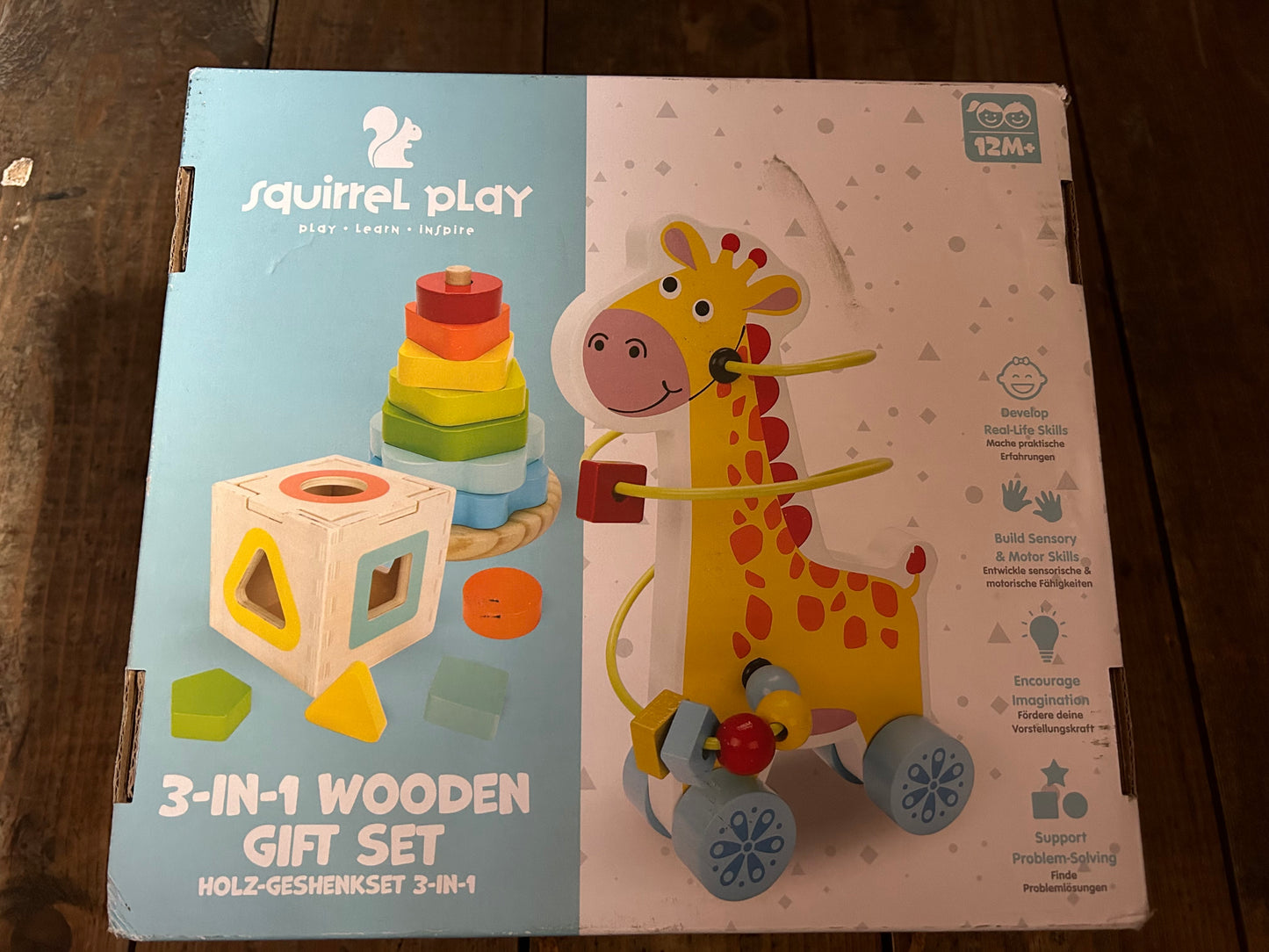 3-in 1 wooden toys