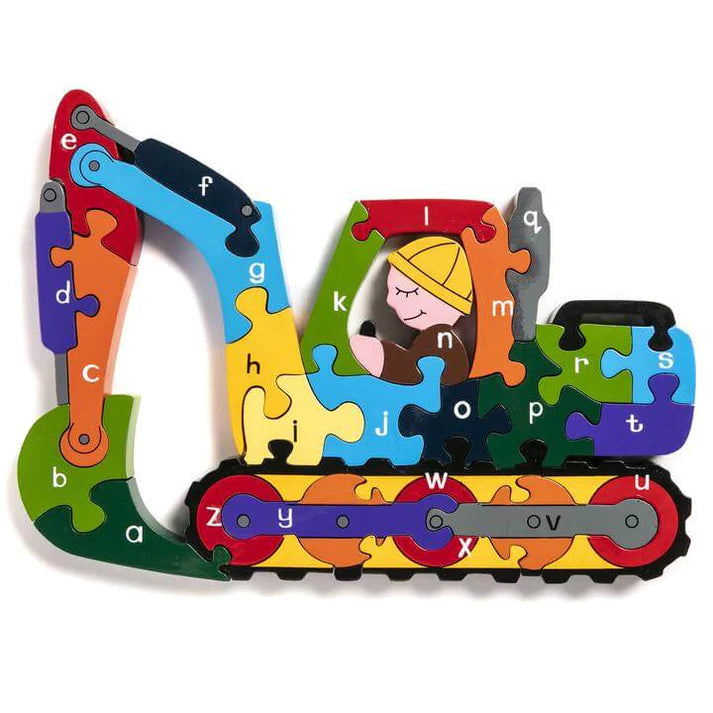 Digger alphabet jigsaw