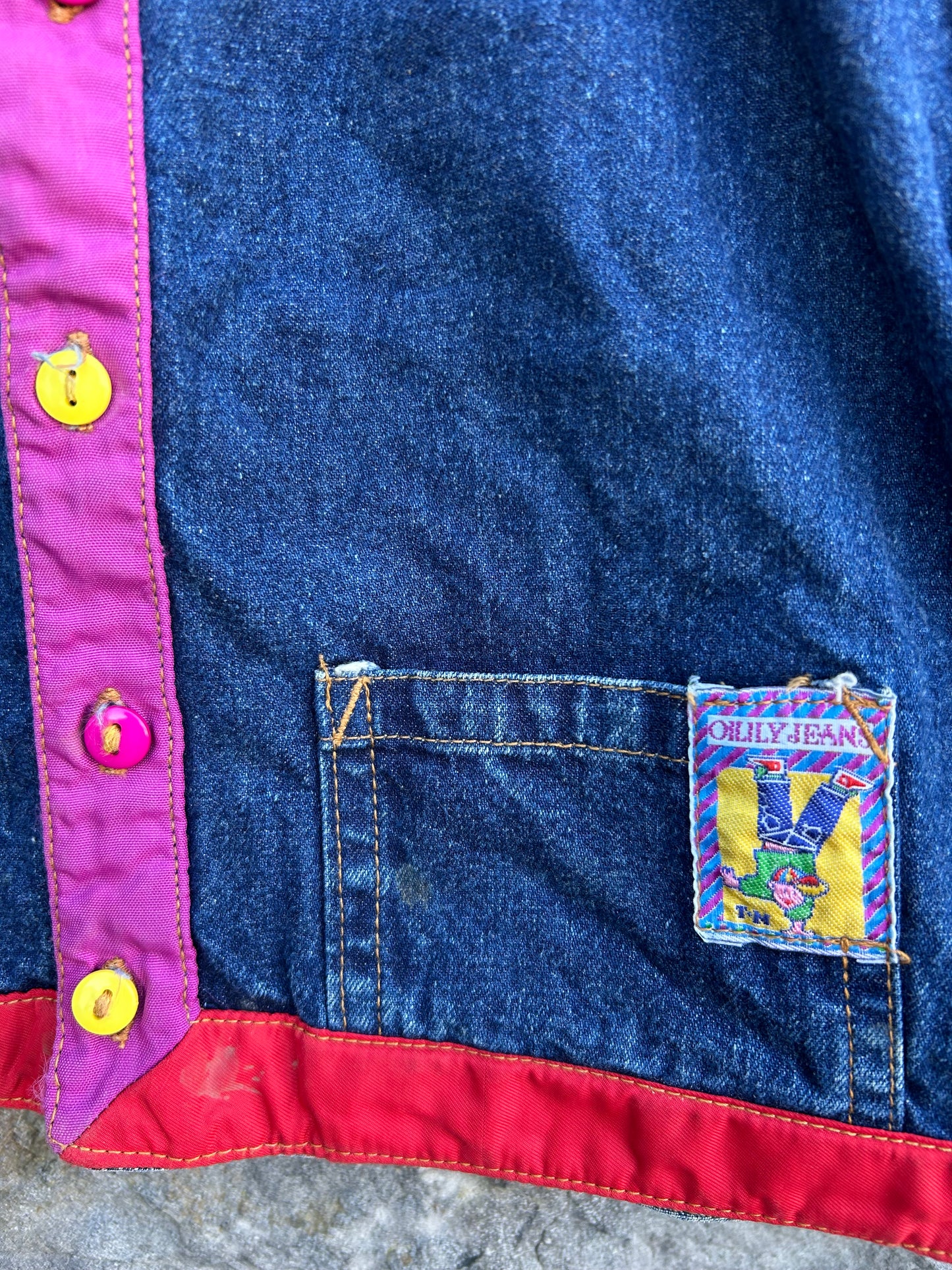 80s denim jacket  5-6y (110-116cm)