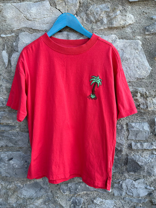 Palm Red T-shirt  10y (140cm)