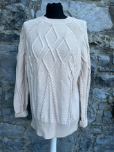Load image into Gallery viewer, M&amp;S Beige jumper uk 12-14
