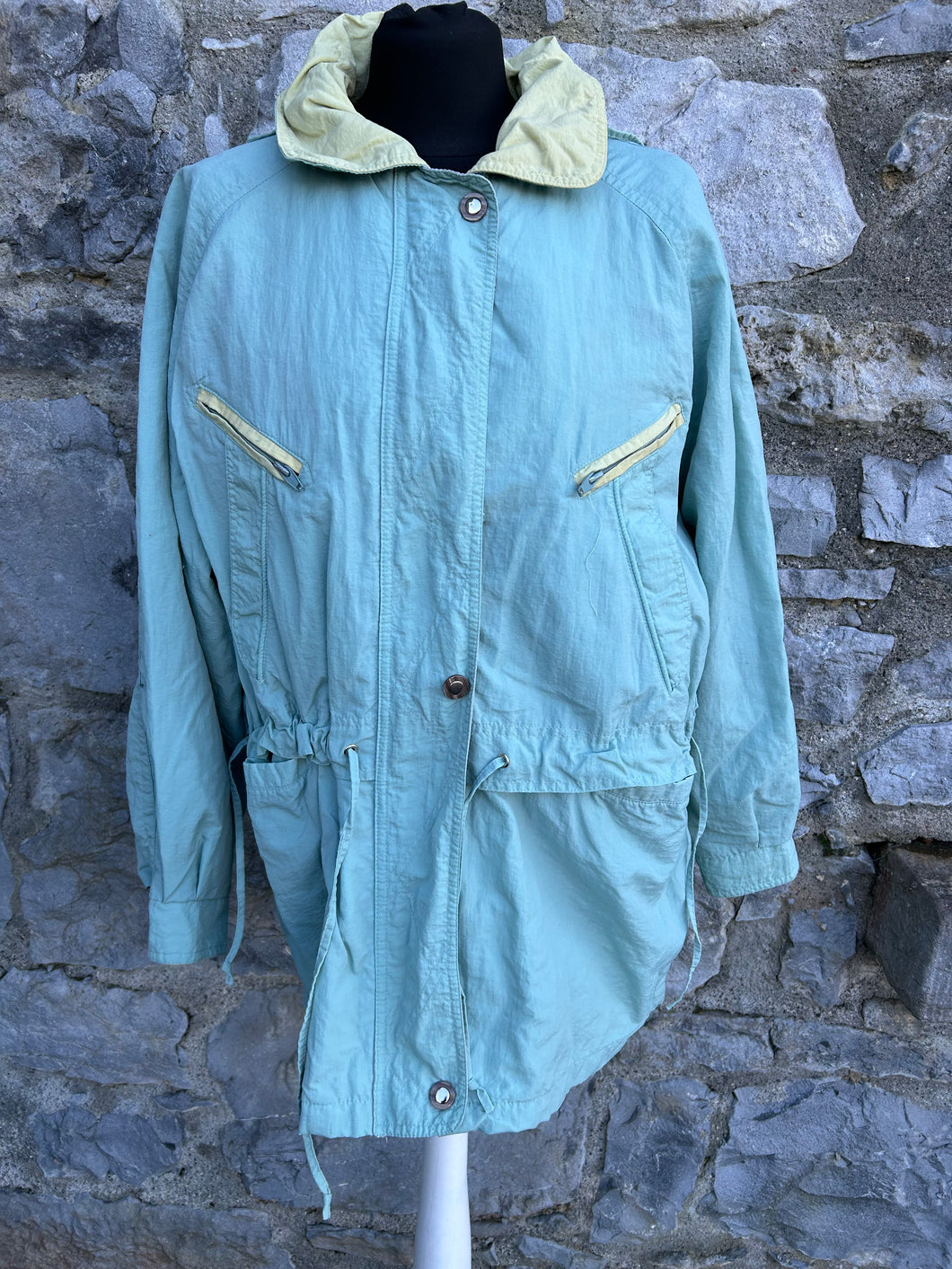 80s light blue jacket uk 10-12