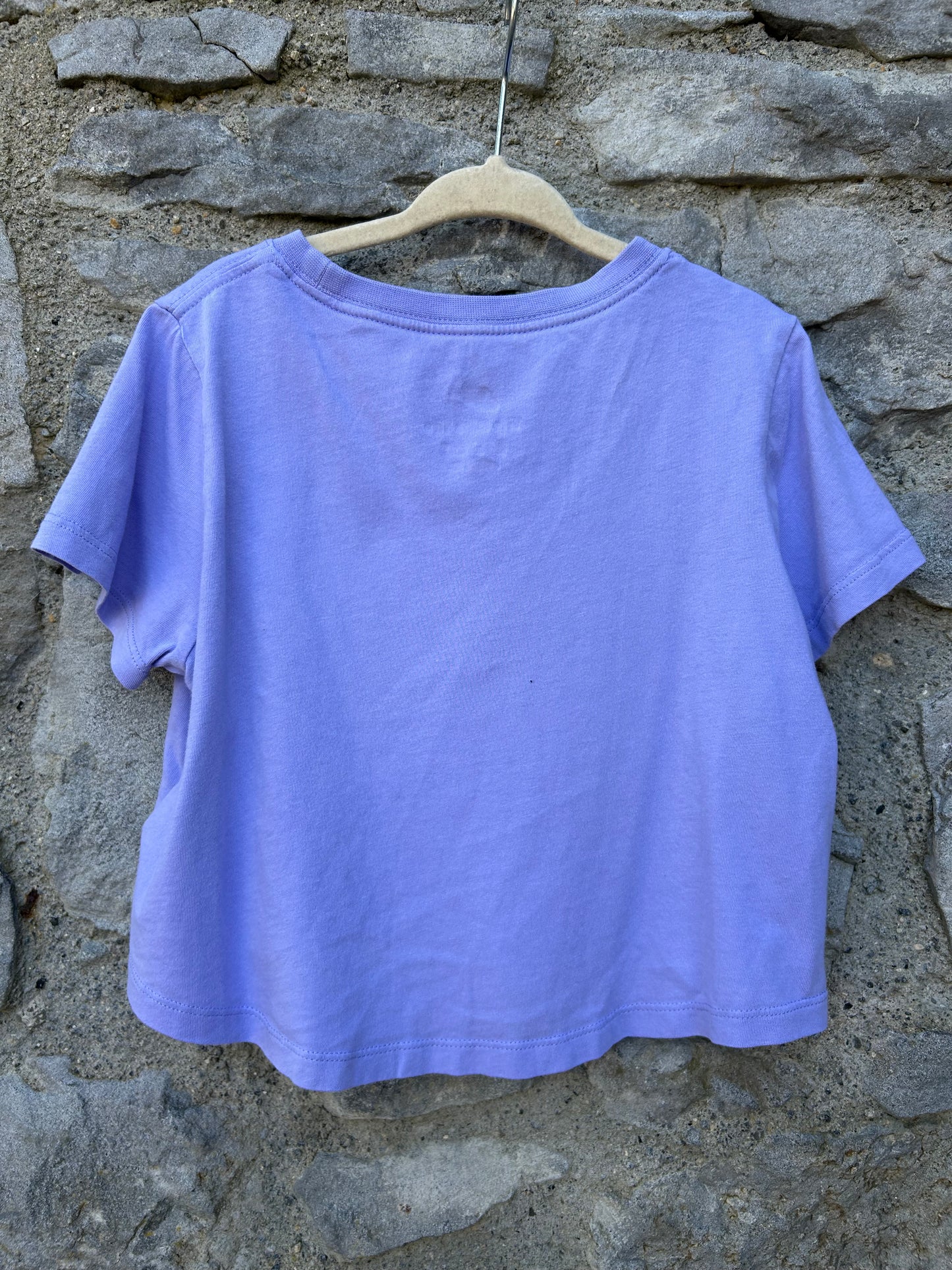 Blue logo cropped t-shirt  8-9y (128-134cm)